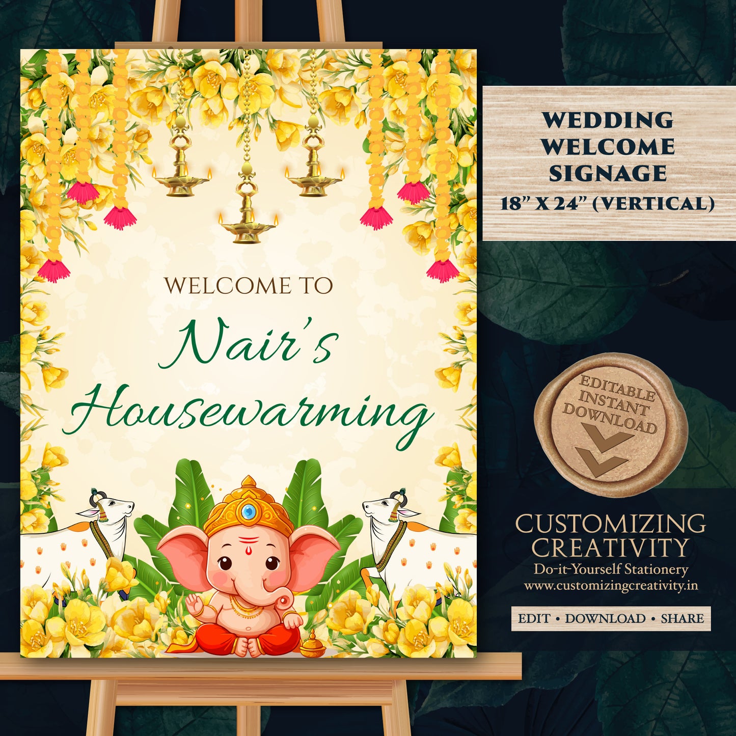 Indian Housewarming welcome boards Gruhapravesham Welcome sign, Indian Housewarming welcome, Grihapravesh Welcome sign & Gruhapravesam signs