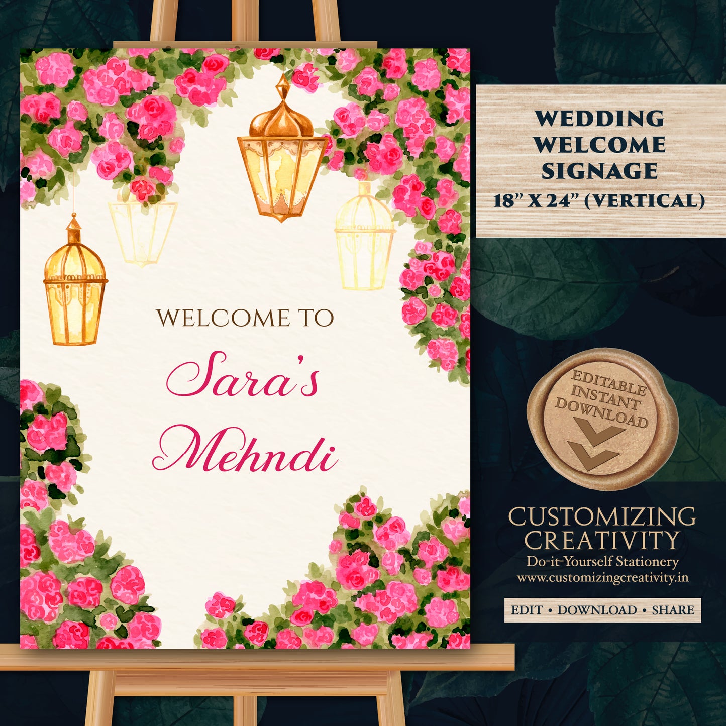 Mehendi decor Mendhi sign as Mehndi welcome signs, Mehndi posters & Mehendi Welcome Sign, Mehndi sign board as Mehendi sign, Mendhi welcome