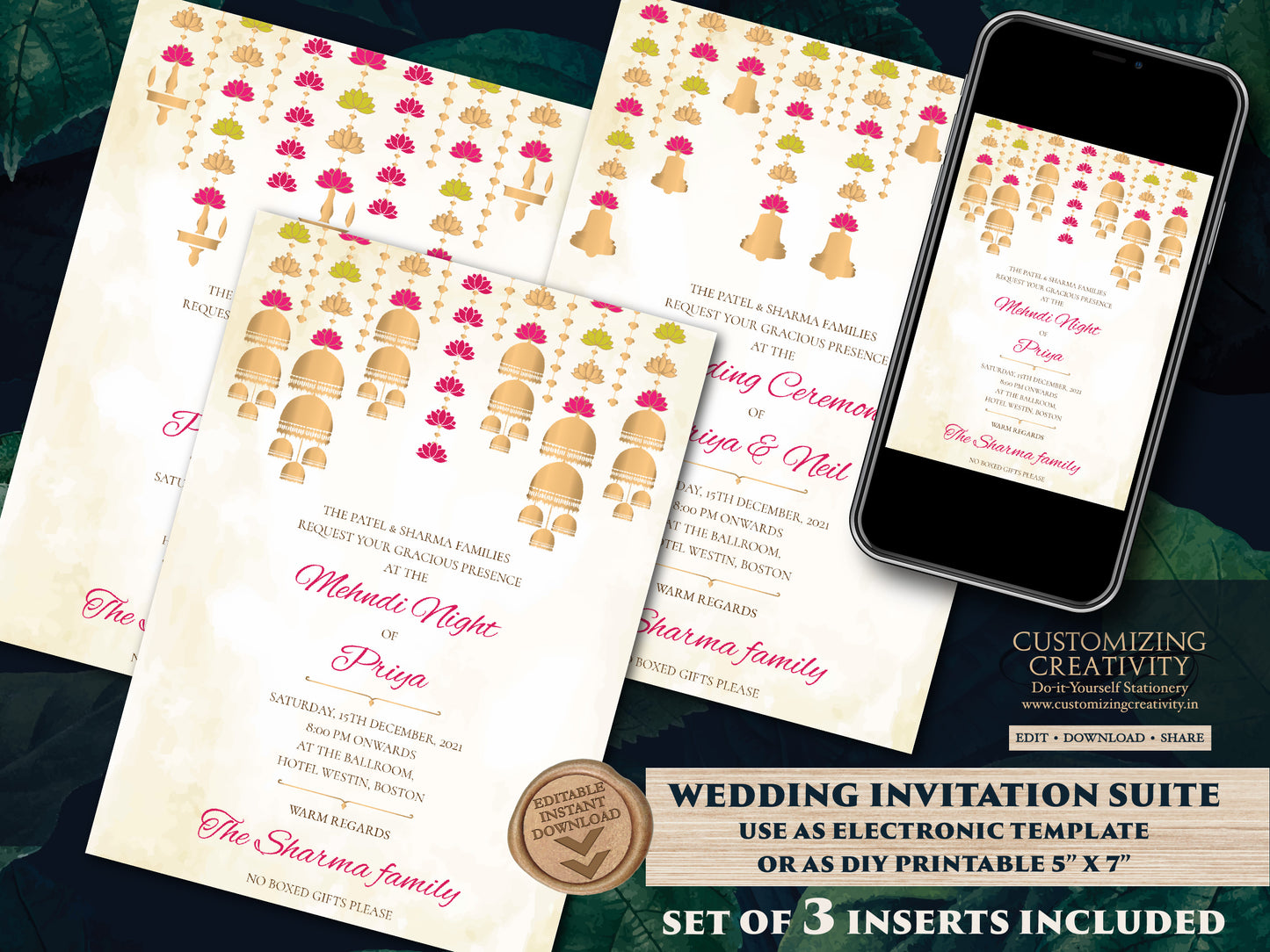 Anand Karaj invitations as Sikh Wedding Invites, Punjabi Wedding invites & Sikh invitation card Punjabi wedding, Sikh Invites Indian cards