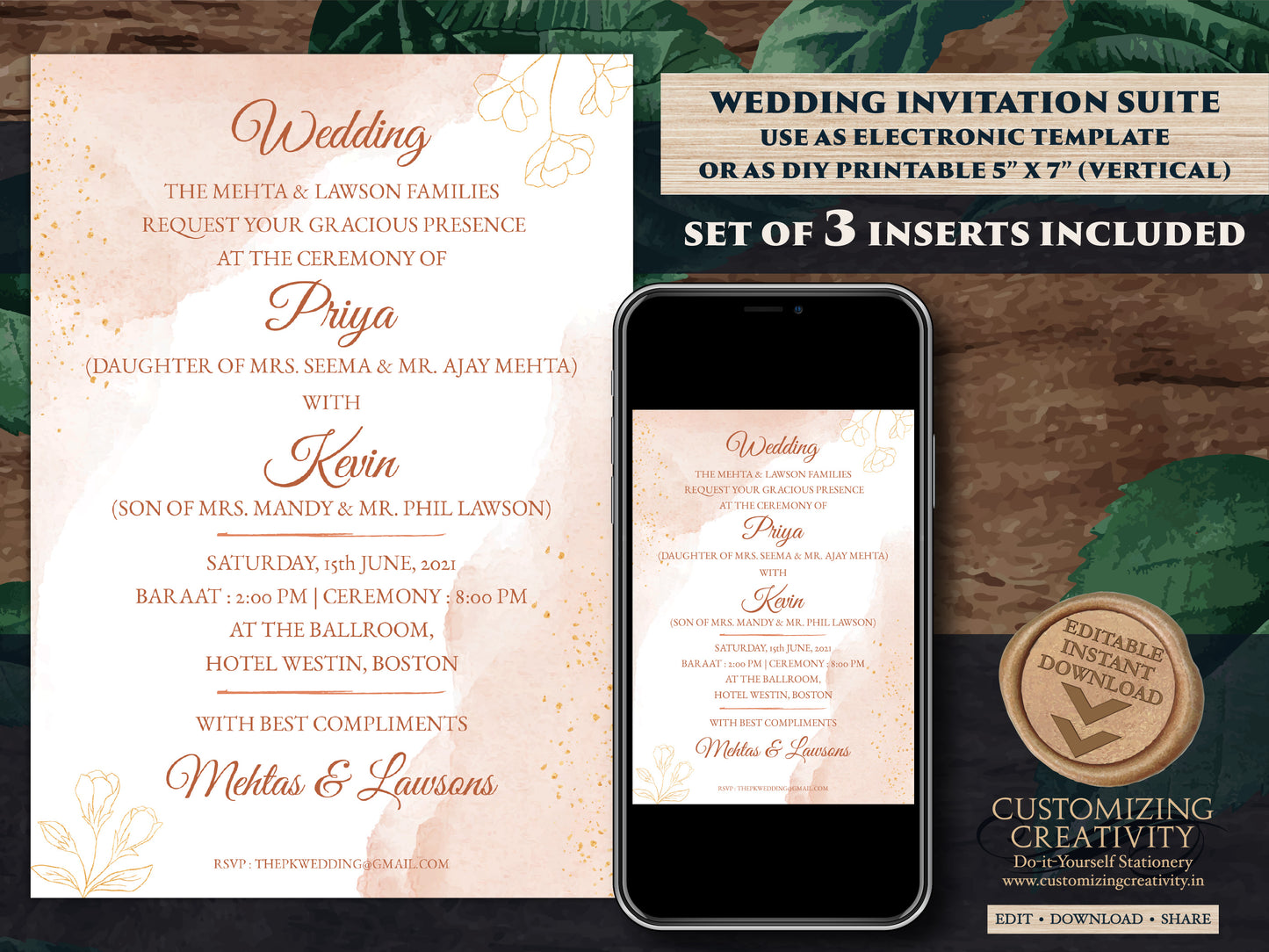 Sikh Wedding Invitations as Indian Wedding cards Sikh, Anand Karaj Invites & Sikh Wedding cards, Anand Karaj Wedding invites Sikh Wedding