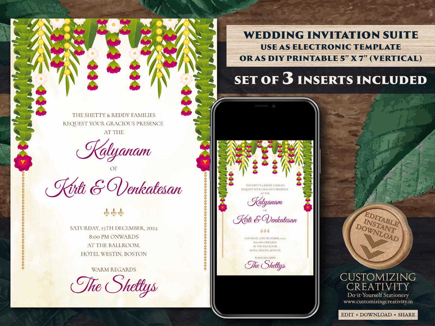 South Indian Wedding cards & South Indian Wedding invitation, Tamil Wedding invite as Tamil Wedding cards, Tamil wedding invitation Telugu