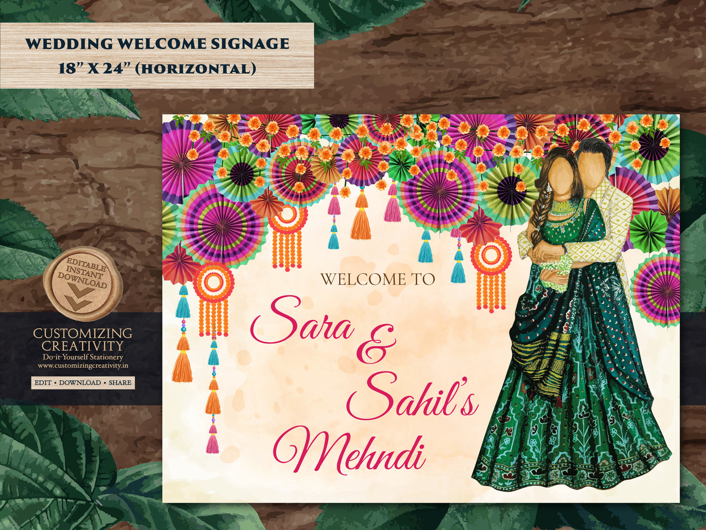 Mehndi Signs as Mehndi poster, Mehndi decor sign as Mehendi signs, Mendhi signs as Mehndi Welcome signs. Mendhi decor sign as Mehndi signage