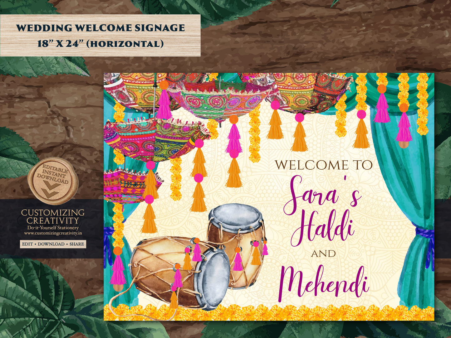 Mehndi Signs as Mehndi poster, Mendhi Umbrella Desi decor as Mehendi signs, Mendhi signs, Mehndi Welcome signs & Mendhi decor sign Umbrella