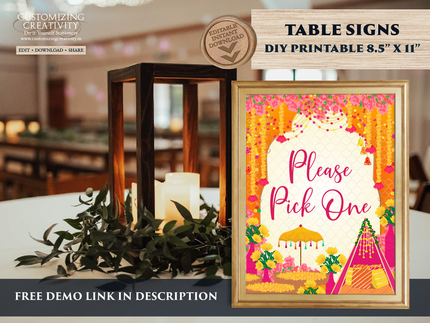 Indian Wedding decor & Mehndi station, Bangle bar signs Mehndi sign as Dholki decoration, Henna station sign as Mehndi decor Mehendi decor