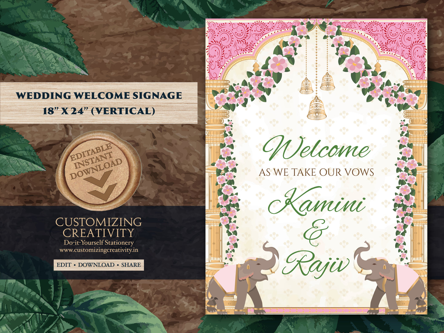 Indian Wedding signs & Hindu Wedding signs Indian, Indian Wedding welcome sign Hindu as Indian Wedding decor, Hindu wedding welcome Indian
