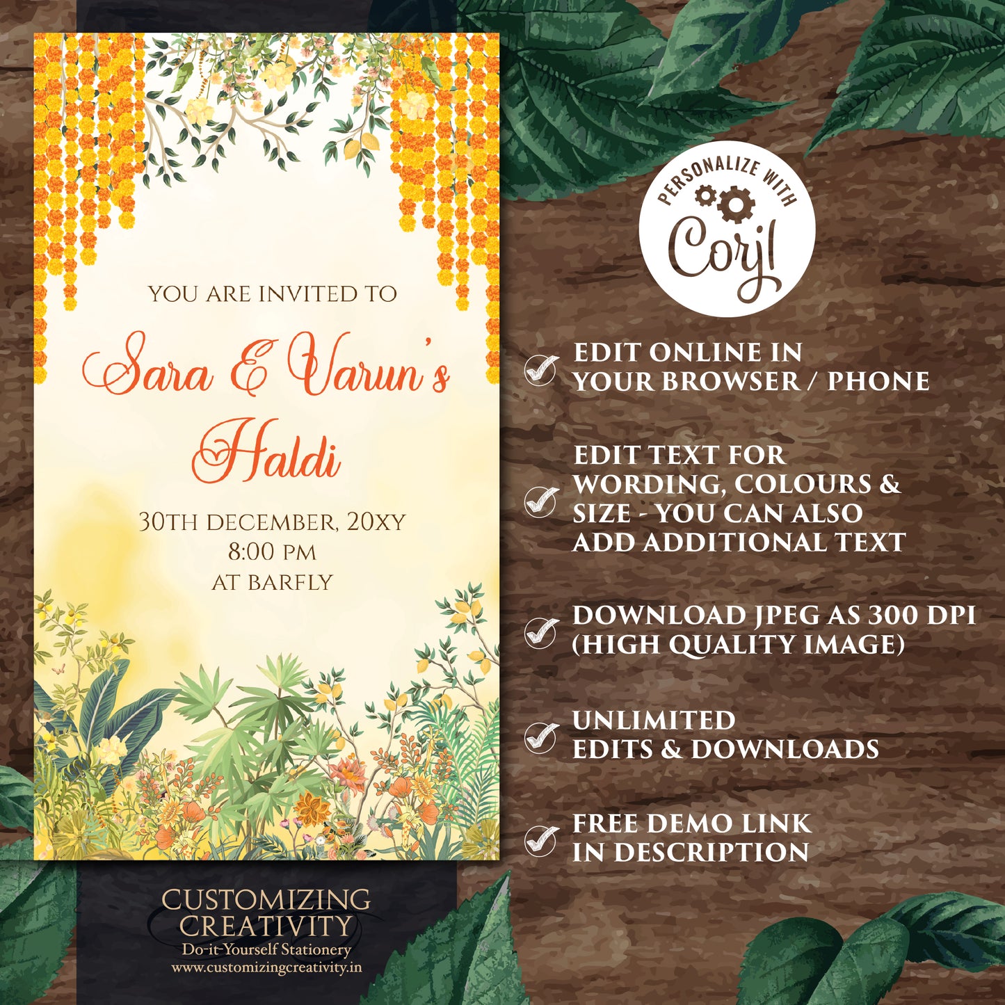 Digital Mayoun invitations Haldi invites, Haldi invitations & Mehndi invitations, Digital Mayoun invites as Dholki invitations Mehndi invite