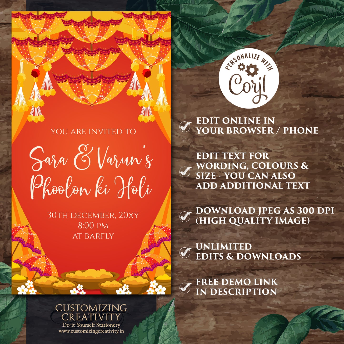 Pithi invitations Mayoun invitations & Mehndi invitations, Haldi invites Digital Haldi invitations, Digital Mayoun invites as Pithi invites