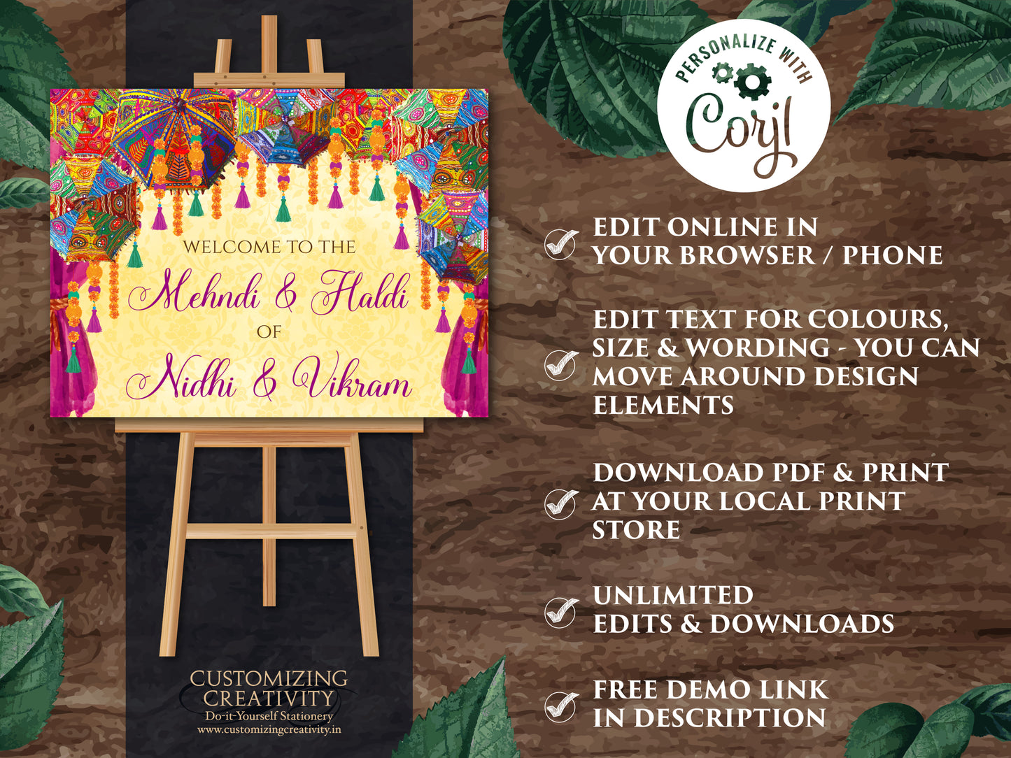 Mehndi Welcome signs & Mendhi decor sign Umbrella, Mehndi Signs as Mehndi poster, Mendhi Umbrella Desi decor as Mehendi signs, Mendhi signs