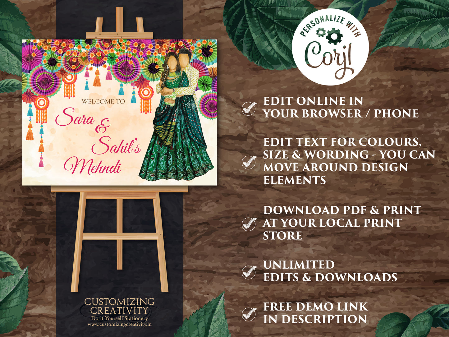 Mehndi Signs as Mehndi poster, Mehndi decor sign as Mehendi signs, Mendhi signs as Mehndi Welcome signs. Mendhi decor sign as Mehndi signage