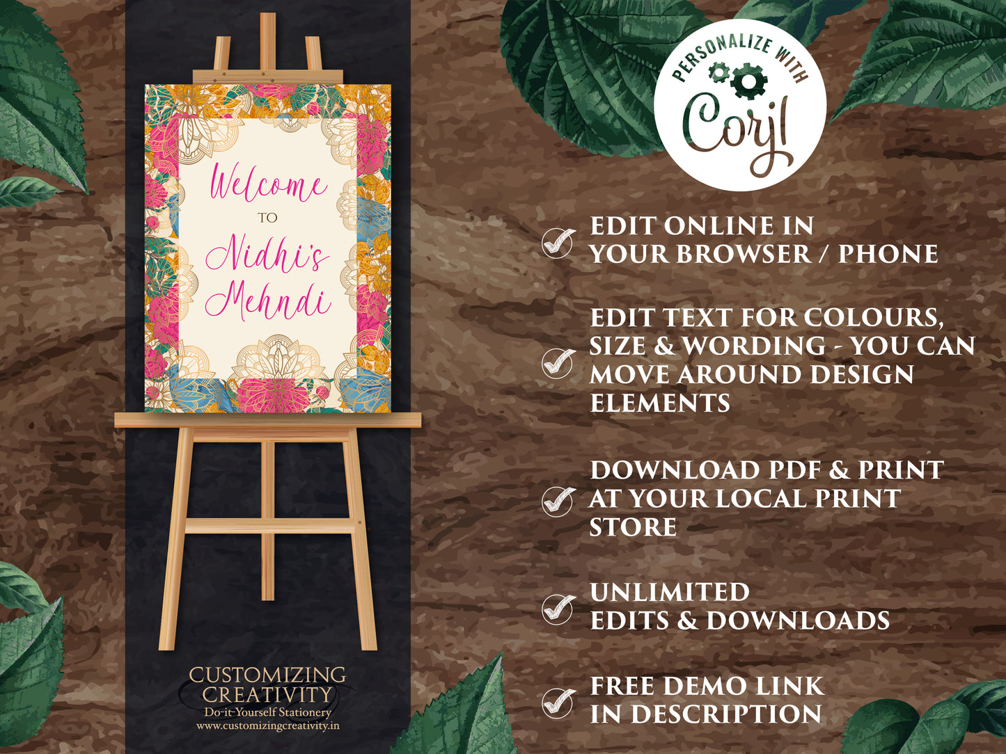 Mendhi Welcome signs, Mehendi decor sign as Mehendi signs, Mehndi Welcome signs & Mendhi decor sign, Mehndi Decor Signs as Mehndi poster