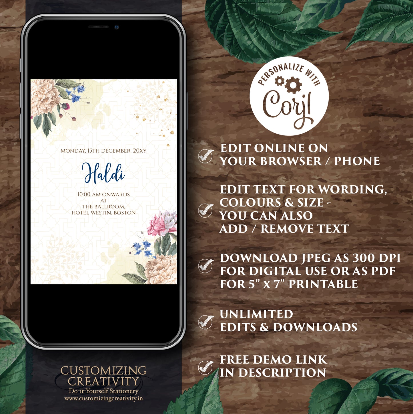 Indian wedding invitations Hindu Wedding card, Indian wedding card as Hindu wedding invitation, Indian wedding invite & Hindu wedding invite