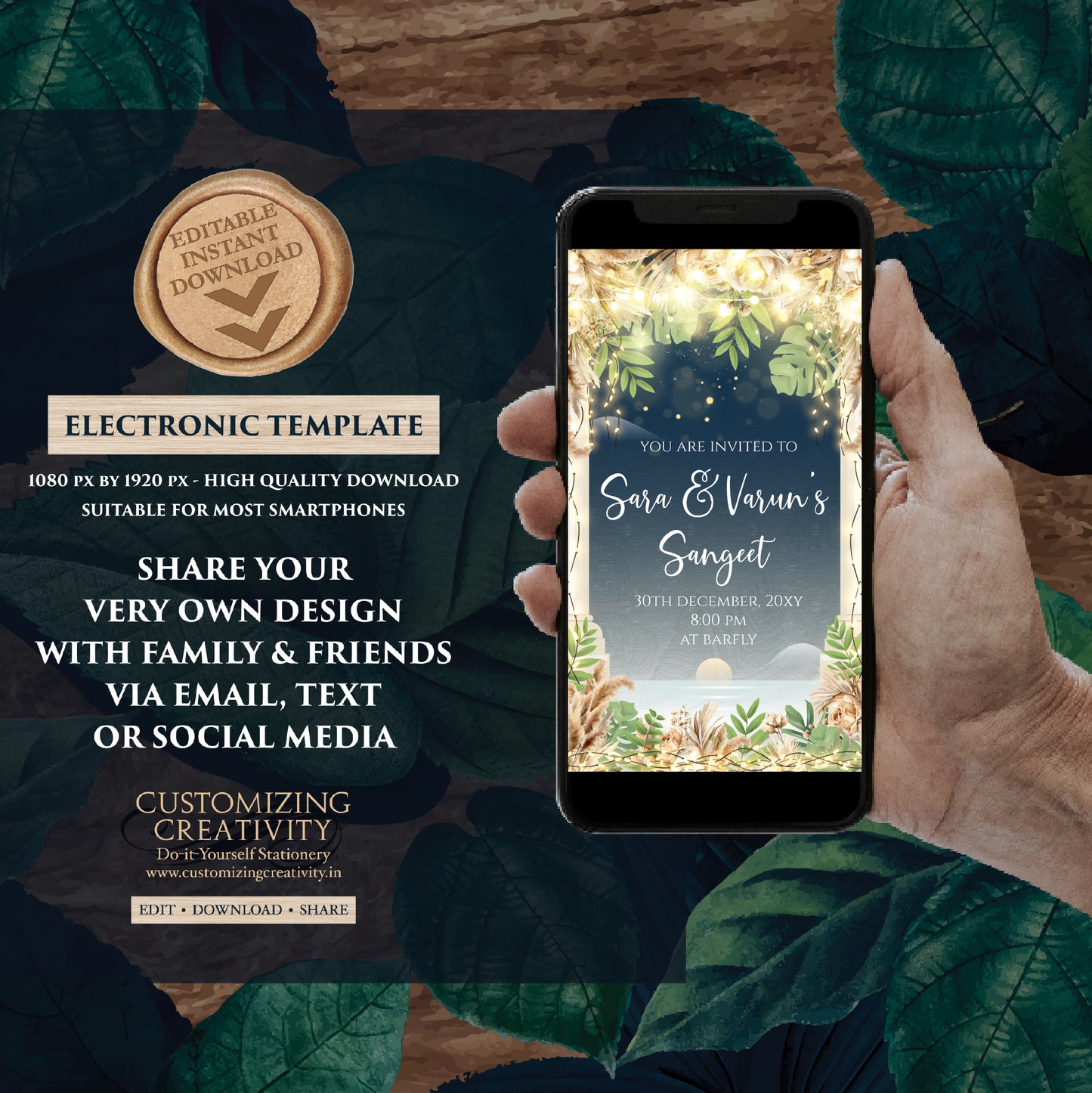 Digital Wedding invites Reception invitations, Sangeet invitations Digital Sangeet invites & Sangeet cards, Indian as Indian wedding cards