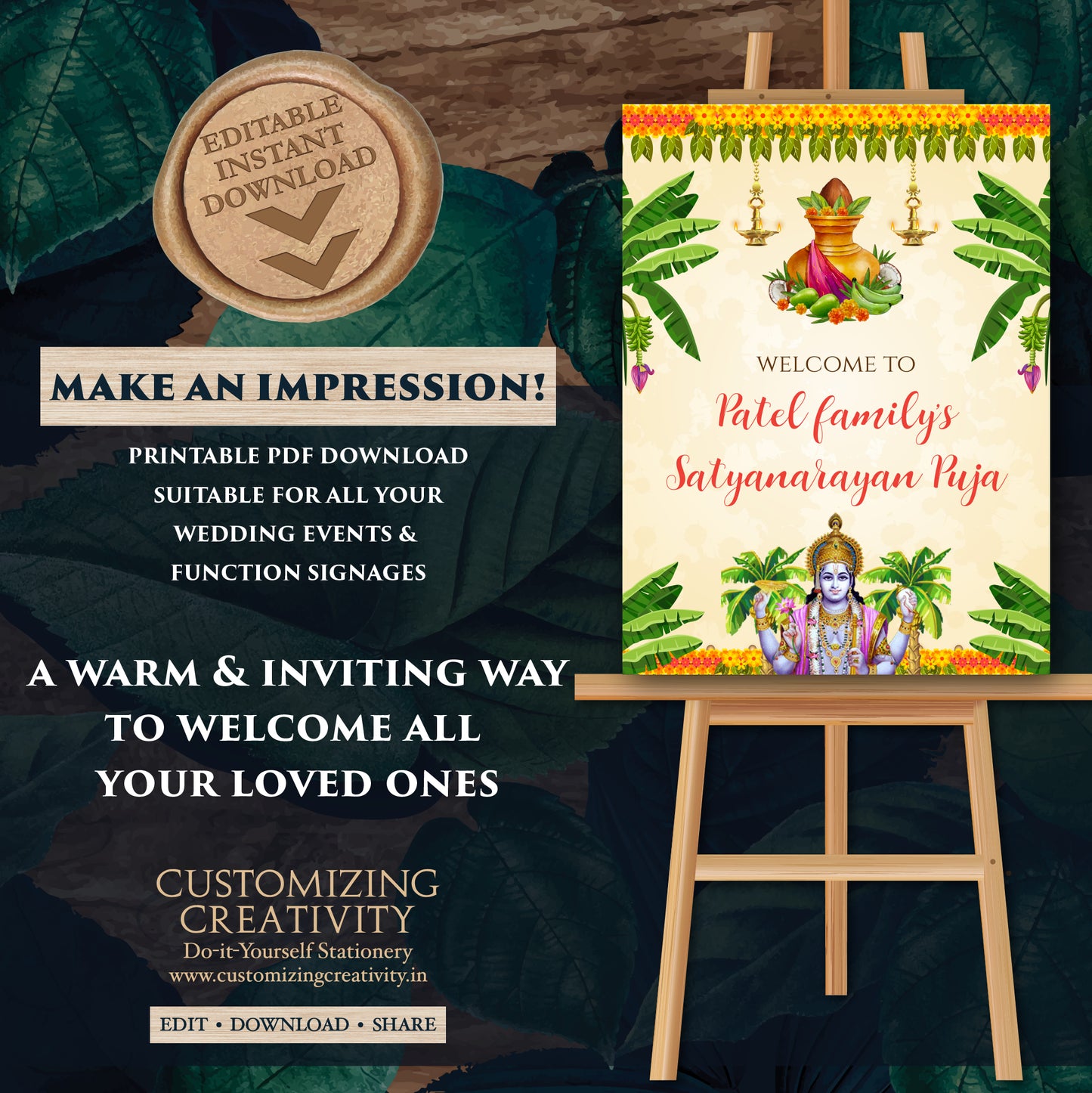 Indian pooja signs Satyanarayan pooja sign, Satyanarayan welcome signs Indian pooja welcome signs, Indian puja signs Satyanarayan Puja signs