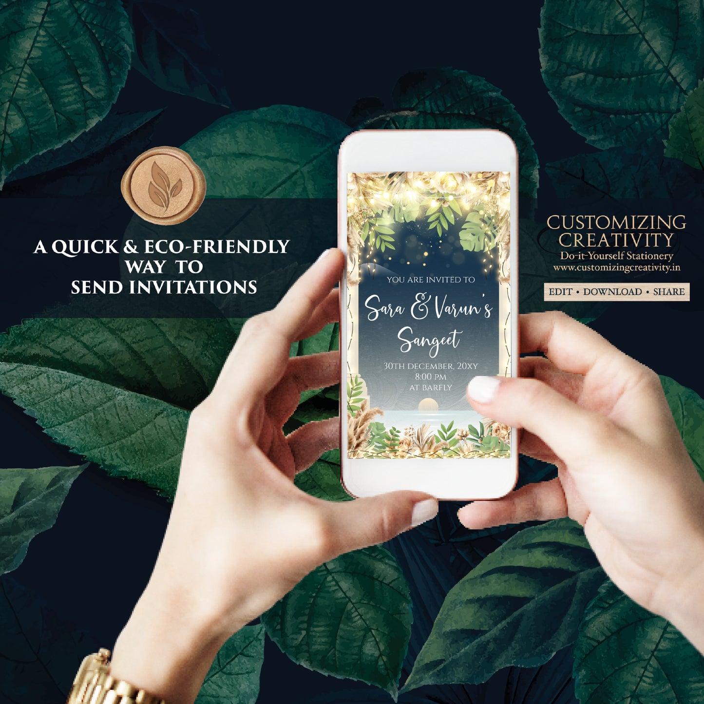 Digital Wedding invites Reception invitations, Sangeet invitations Digital Sangeet invites & Sangeet cards, Indian as Indian wedding cards