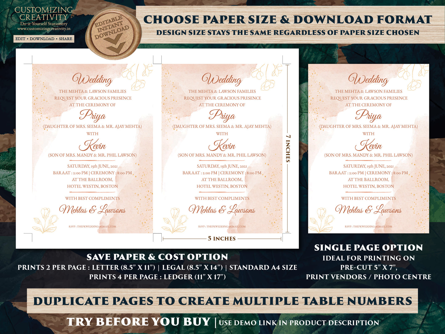 Sikh Wedding Invitations as Indian Wedding cards Sikh, Anand Karaj Invites & Sikh Wedding cards, Anand Karaj Wedding invites Sikh Wedding