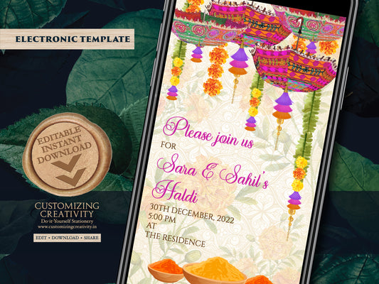 Maiyan invites & Pithi invites, Pithi Invitations as Haldi invitations, Haldi ceremony card as Haldi invites, Maiyan cards as Holud invites