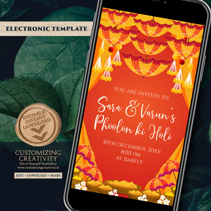 Pithi invitations Mayoun invitations & Mehndi invitations, Haldi invites Digital Haldi invitations, Digital Mayoun invites as Pithi invites
