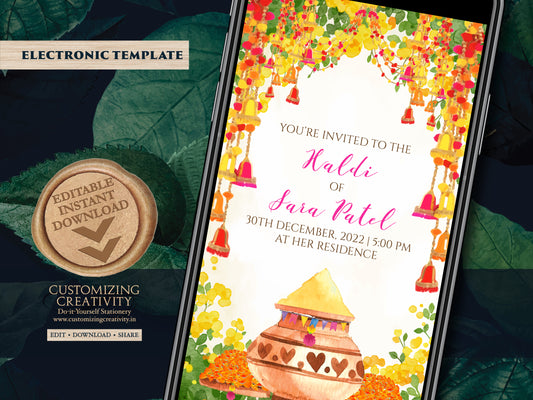 Haldi invitations & Pithi Invites, Holud invitation as Maiyan invites, Holud invites as Pithi cards, Mayoun invitations as Pithi invitations