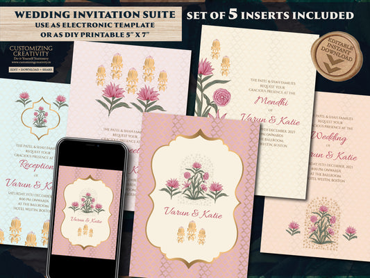 Wedding invites Indian & Wedding invitation Indian, Indian wedding card as Indian wedding invites, Hindu Wedding Invitation as Hindu invites