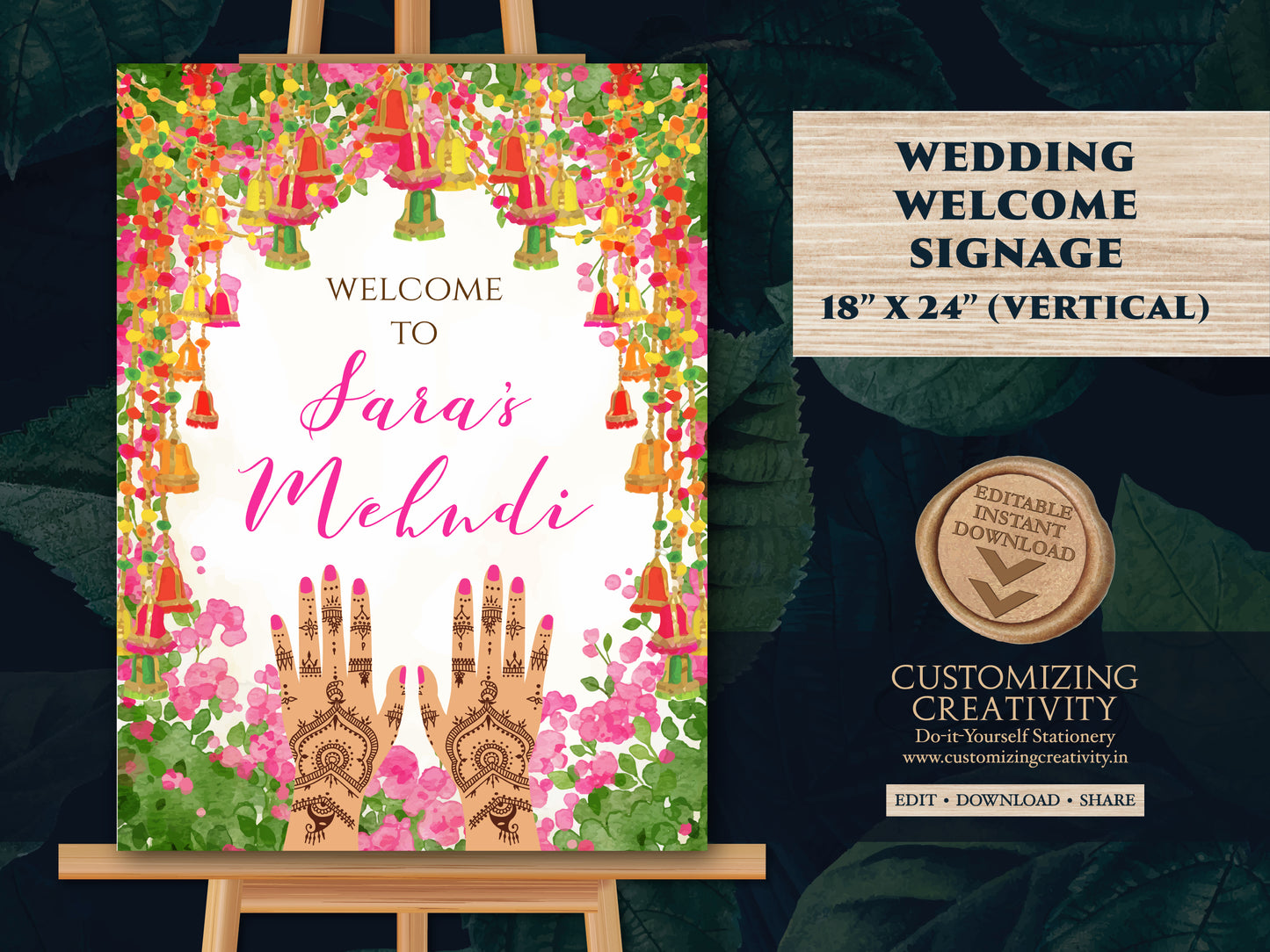 Mehndi Signs as Mehndi poster, Mehndi decor sign as Mehendi signs, Mendhi signs as Mehndi Welcome signs. Mendhi decor sign as Mehndi signage
