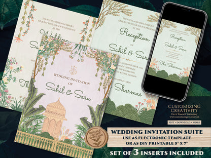 Indian wedding invitations Indian wedding cards, Hindu Wedding invites as Hindu Wedding cards, Hindu invitation & Hindu Wedding Invitation