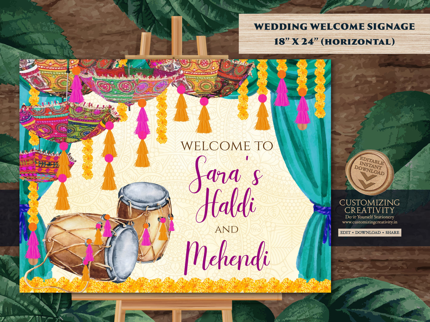 Mehndi Signs as Mehndi poster, Mendhi Umbrella Desi decor as Mehendi signs, Mendhi signs, Mehndi Welcome signs & Mendhi decor sign Umbrella