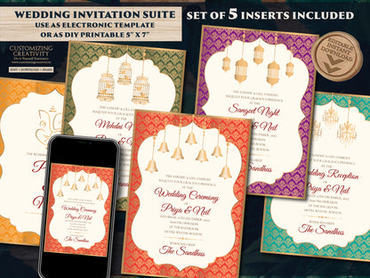 Hindu invites template & Hindu invitations Indian Wedding cards Hindu, Hindu Wedding Digital Invite as Hindu Wedding invitation cards Indian