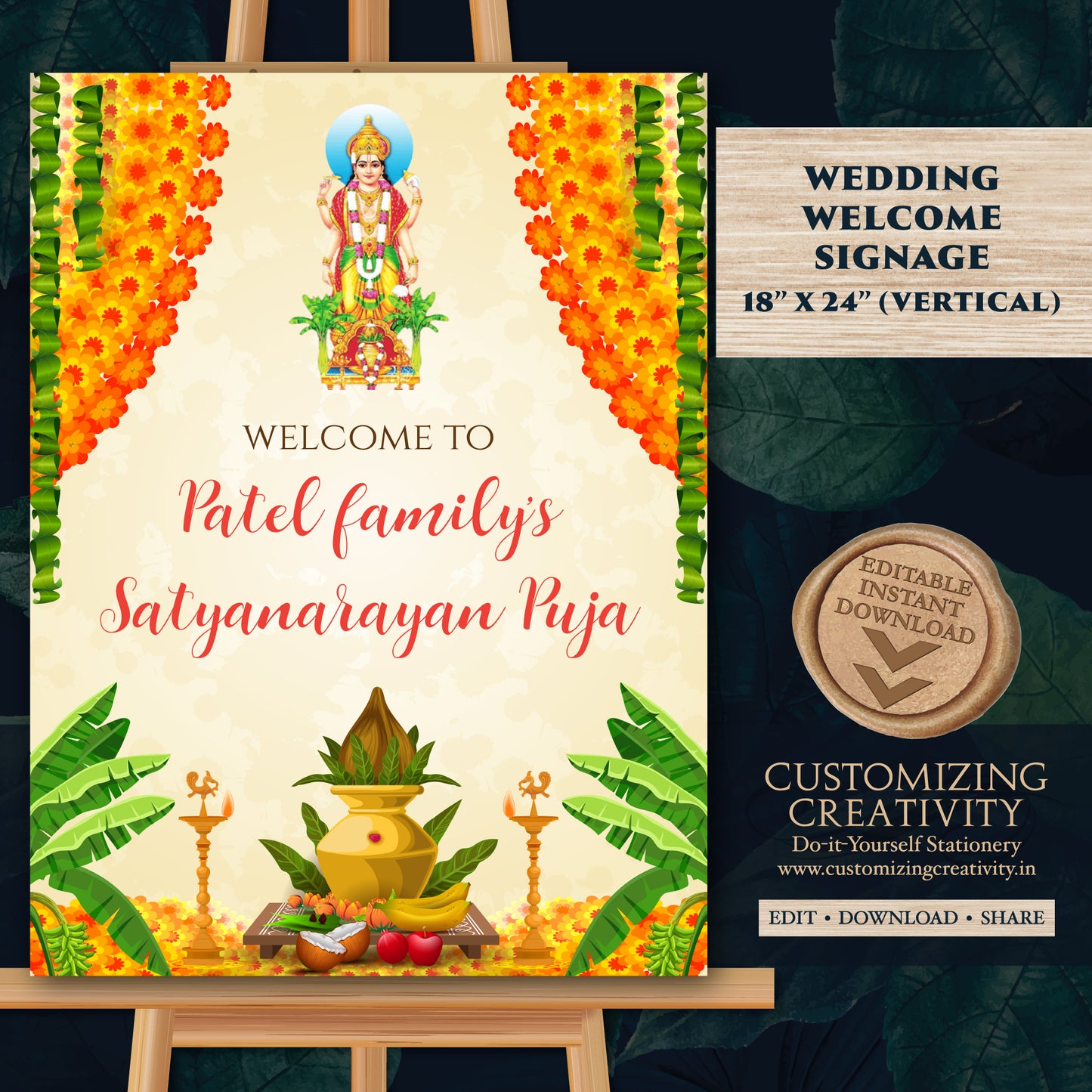 Satyanarayan Puja Welcome sign Indian welcome signs, Satyanarayan Pooja Indian pooja welcome signs Indian puja signs Satyanarayan katha