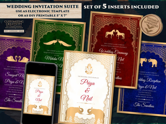 Indian Wedding cards Hindu as Indian invitation card Hindu, Indian Shaadi invite templates Hindu & Hindu Wedding invite card Indian template