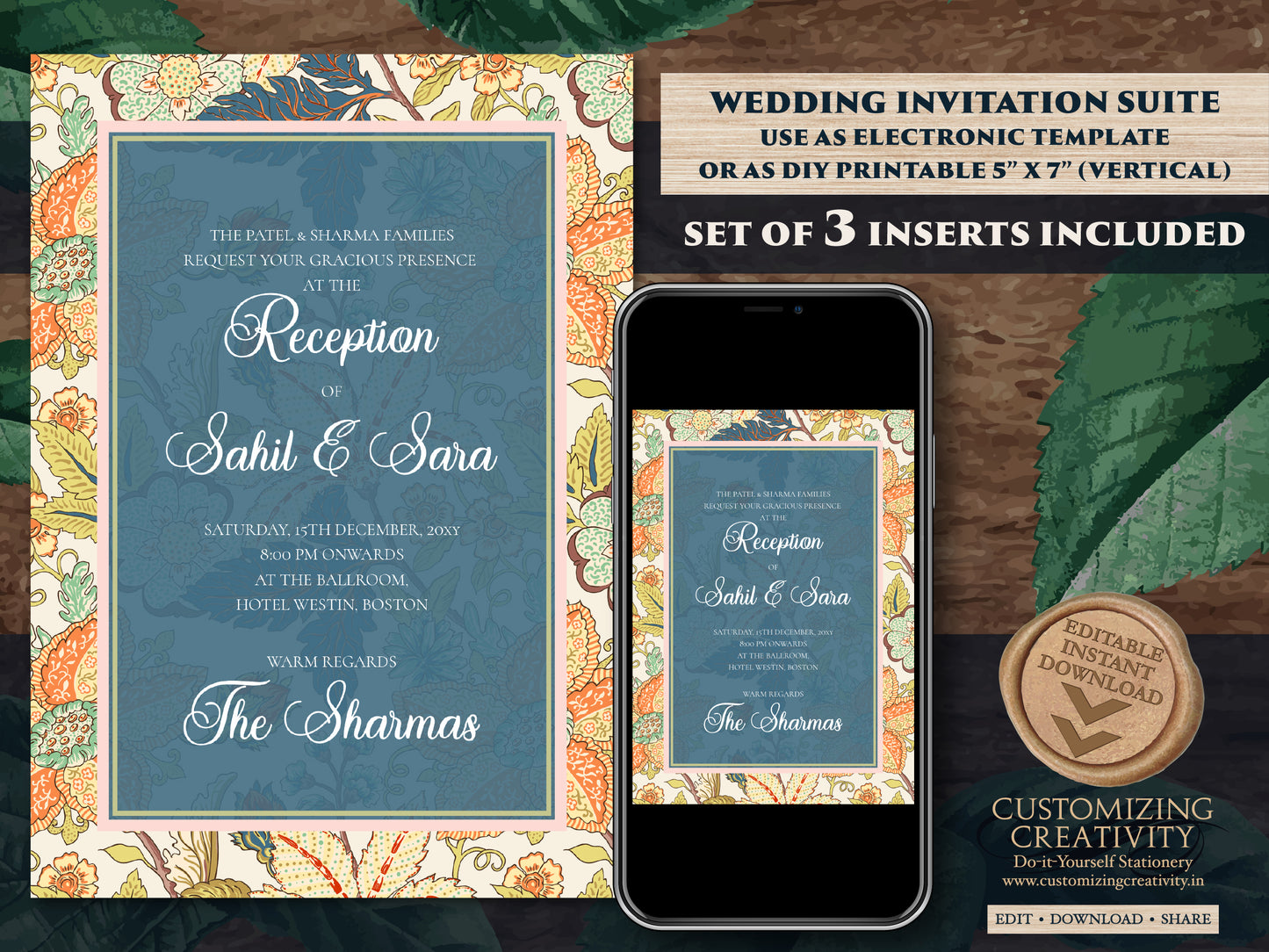 Hindu Wedding invites Indian wedding invitations, Indian wedding cards as Hindu Wedding cards, Hindu invitation & Hindu Wedding Invitation
