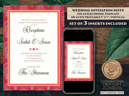 Indian wedding cards Indian wedding invitations, Hindu Wedding invites as Hindu Wedding cards, Hindu invitation & Hindu Wedding Invitation