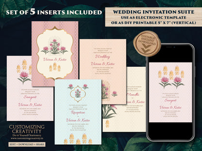 Wedding invites Indian & Wedding invitation Indian, Indian wedding card as Indian wedding invites, Hindu Wedding Invitation as Hindu invites