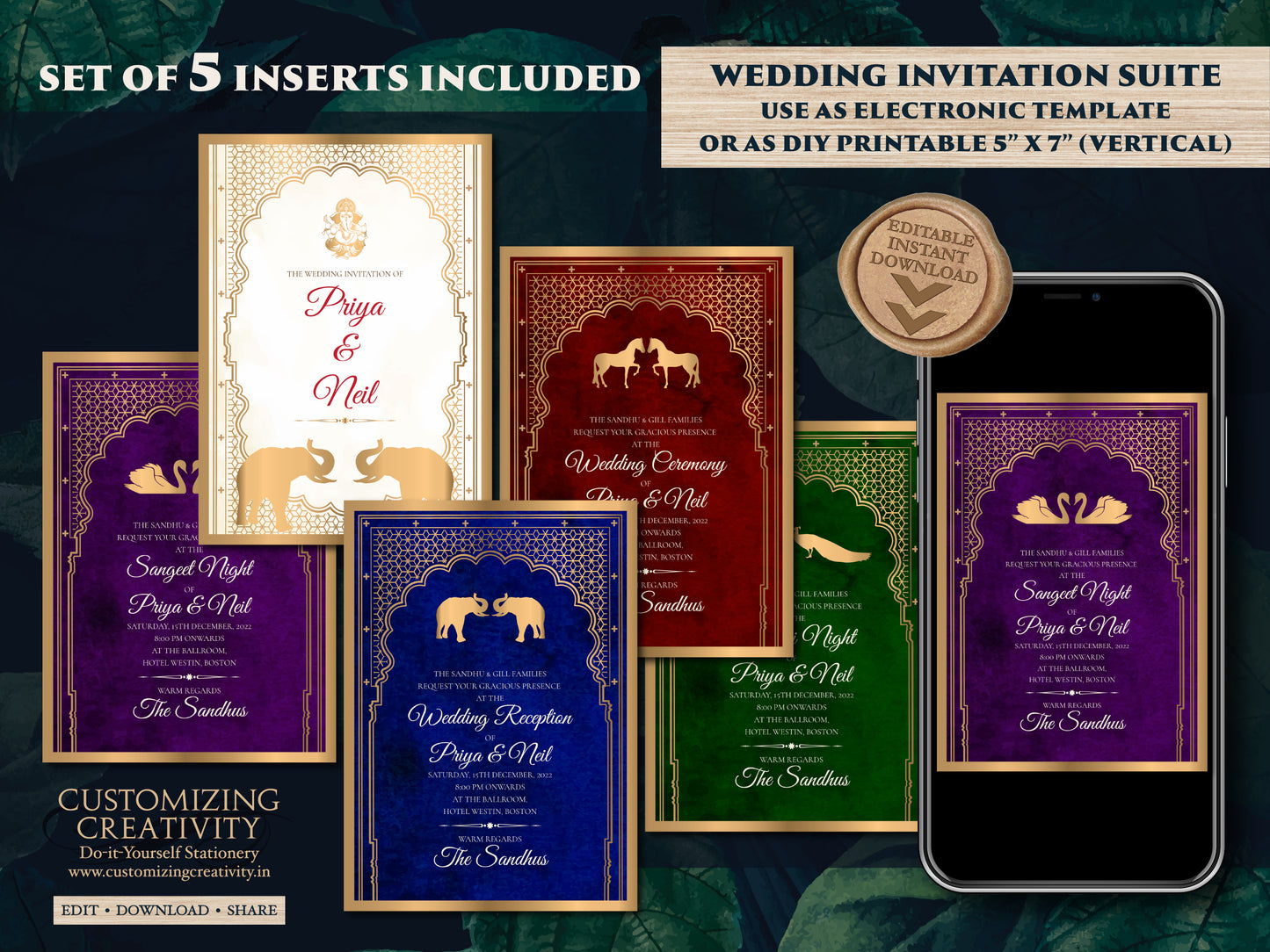 Indian Wedding cards Hindu as Indian invitation card Hindu, Indian Shaadi invite templates Hindu & Hindu Wedding invite card Indian template