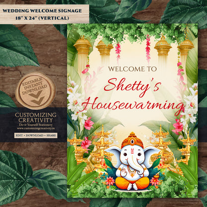 Gruhapravesam Welcome signs Indian Housewarming sign & Grihapravesh Welcome sign, Gruhapravesham signs Indian Housewarming welcome signs