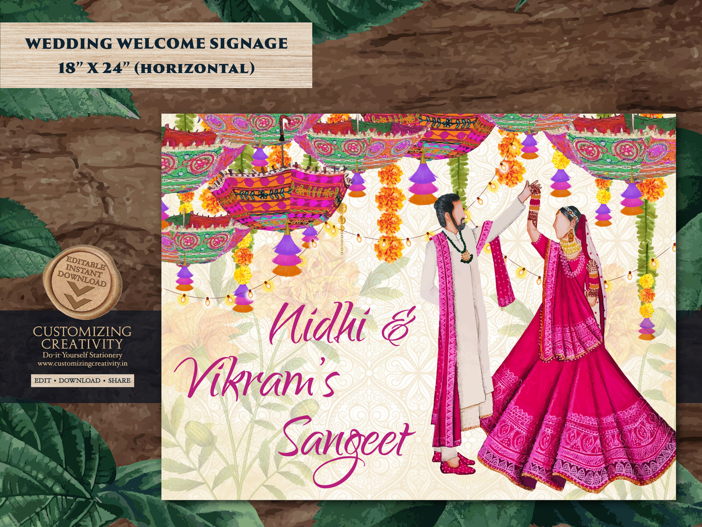 Sangeet Decor as Sangeet Poster, Sangeet Signs & Sangeet Welcome Sign, Indian Wedding Sign as Indian Wedding Welcome Signs, Sangeet Signages