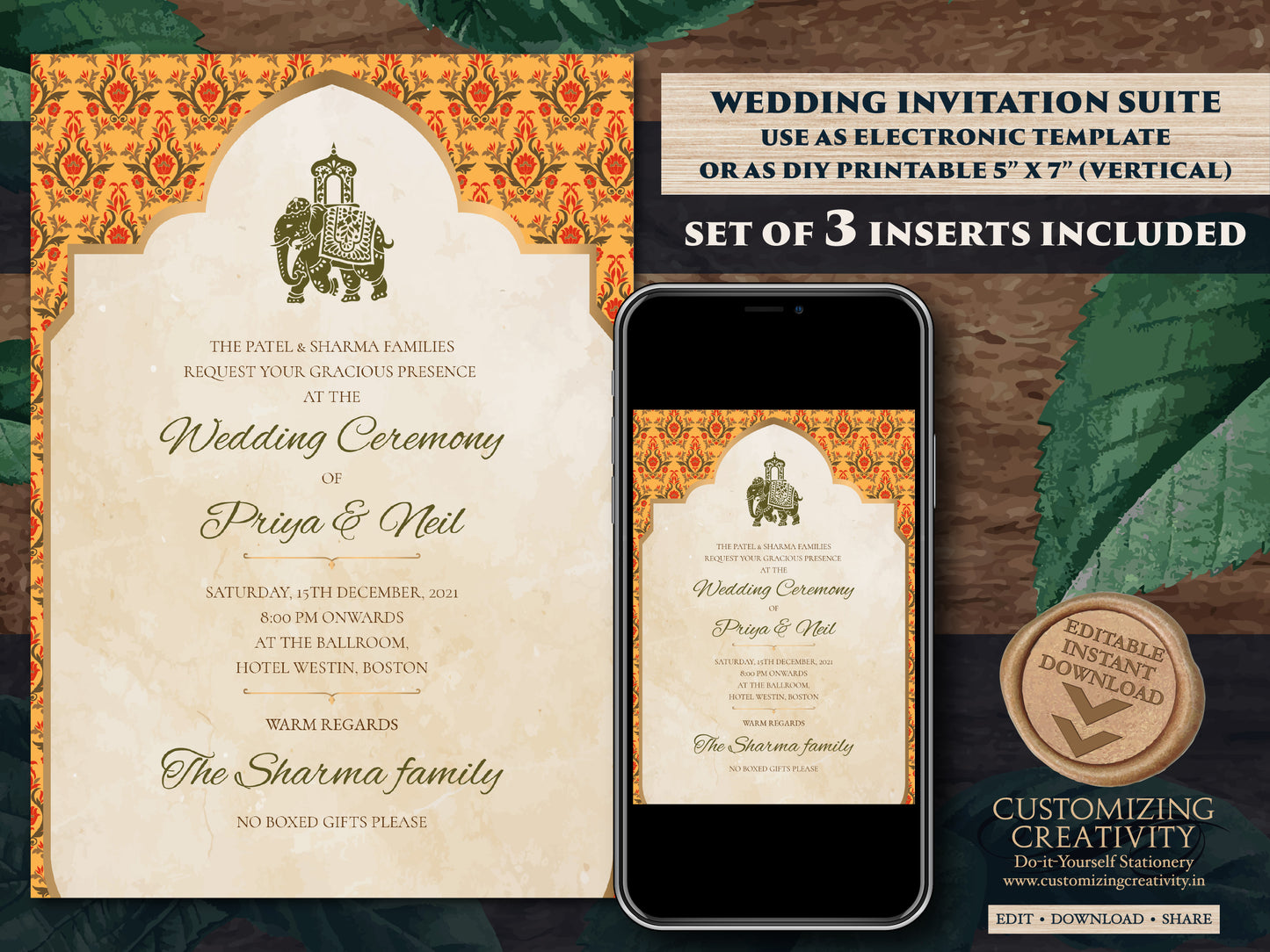 Indian Wedding Invitations as Elephant Invitation Indian, Peacock invitations Wedding as Indian invitations Hindu wedding, Indian Invites