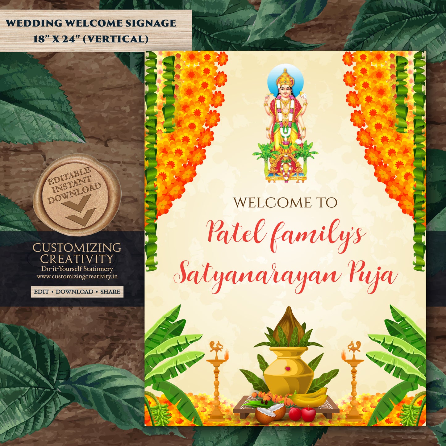 Satyanarayan Puja Welcome sign Indian welcome signs, Satyanarayan Pooja Indian pooja welcome signs Indian puja signs Satyanarayan katha