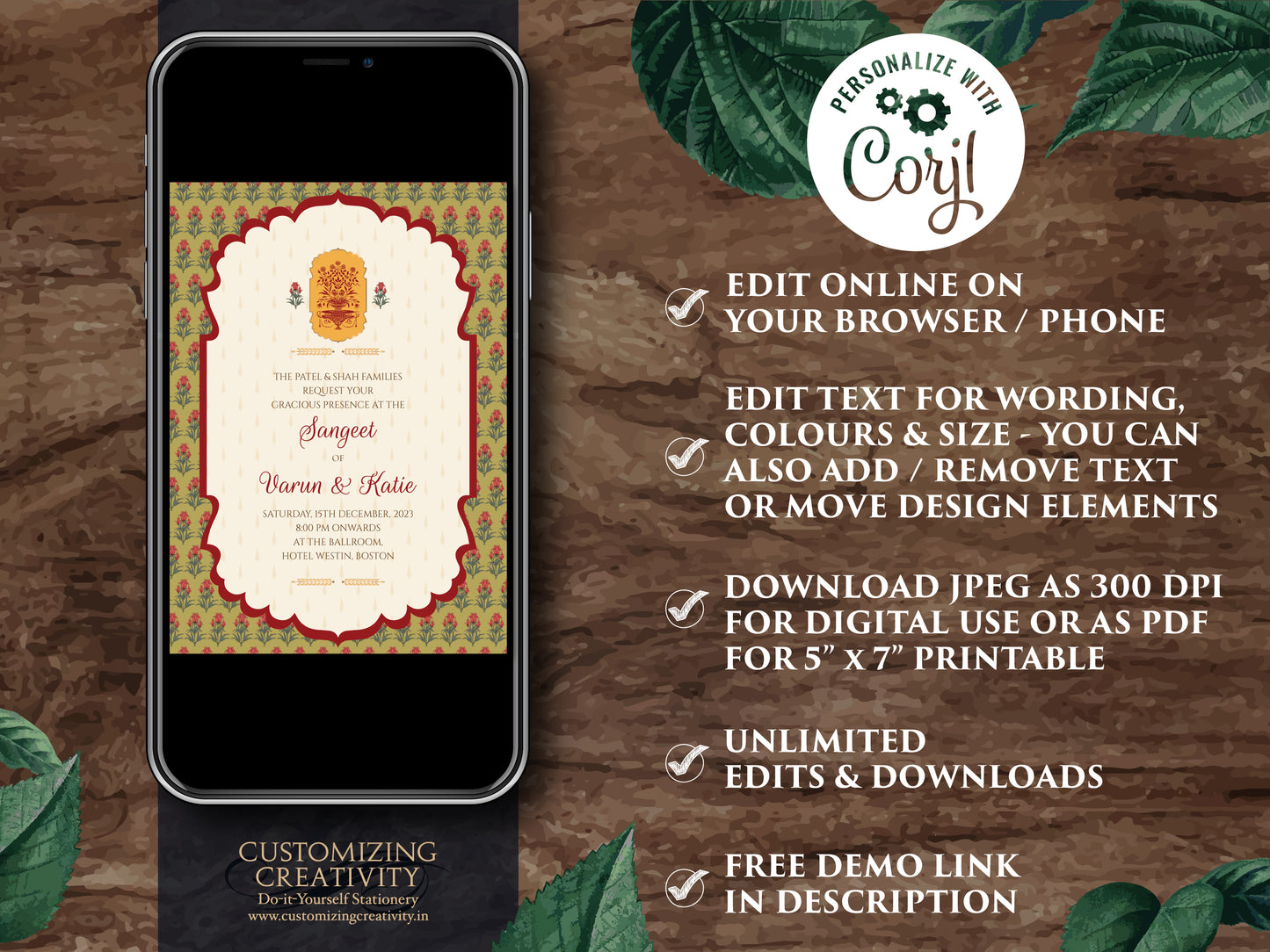 Hindu invitation Indian wedding card, Hindu Wedding Invitations as Indian Wedding invite, Indian wedding invitation & Wedding invites Indian