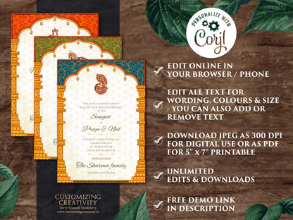 Indian Wedding Invitations as Elephant Invitation Indian, Peacock invitations Wedding as Indian invitations Hindu wedding, Indian Invites