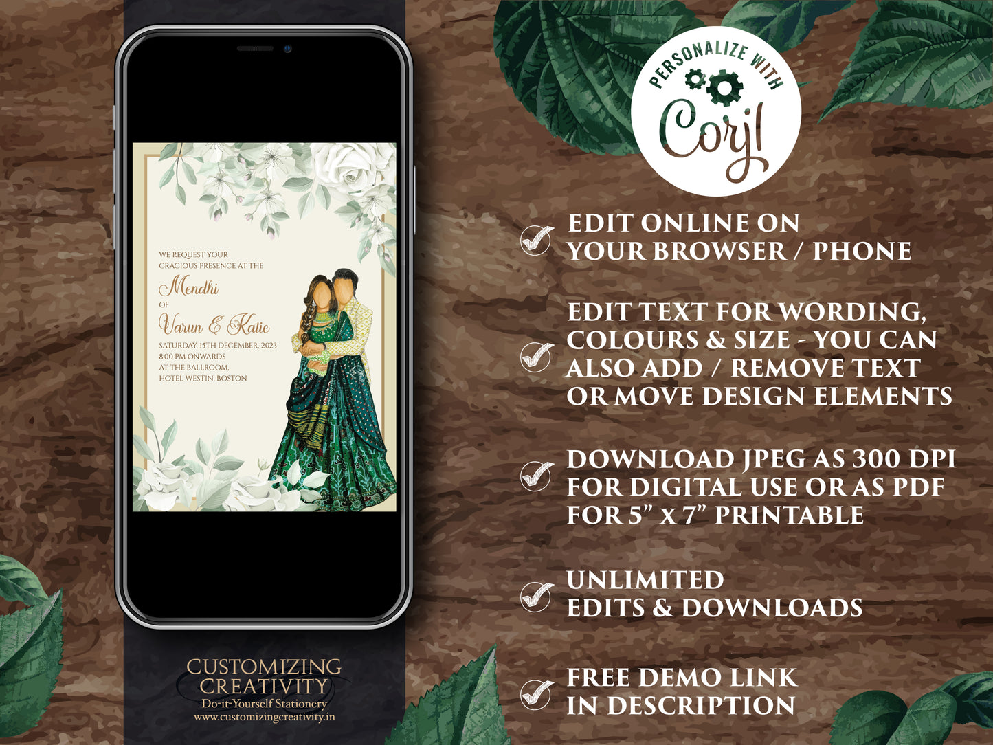 Indian wedding card as Indian Wedding invite, Indian wedding invitation Wedding invite Indian, Hindu invitation & Hindu Wedding Invitation