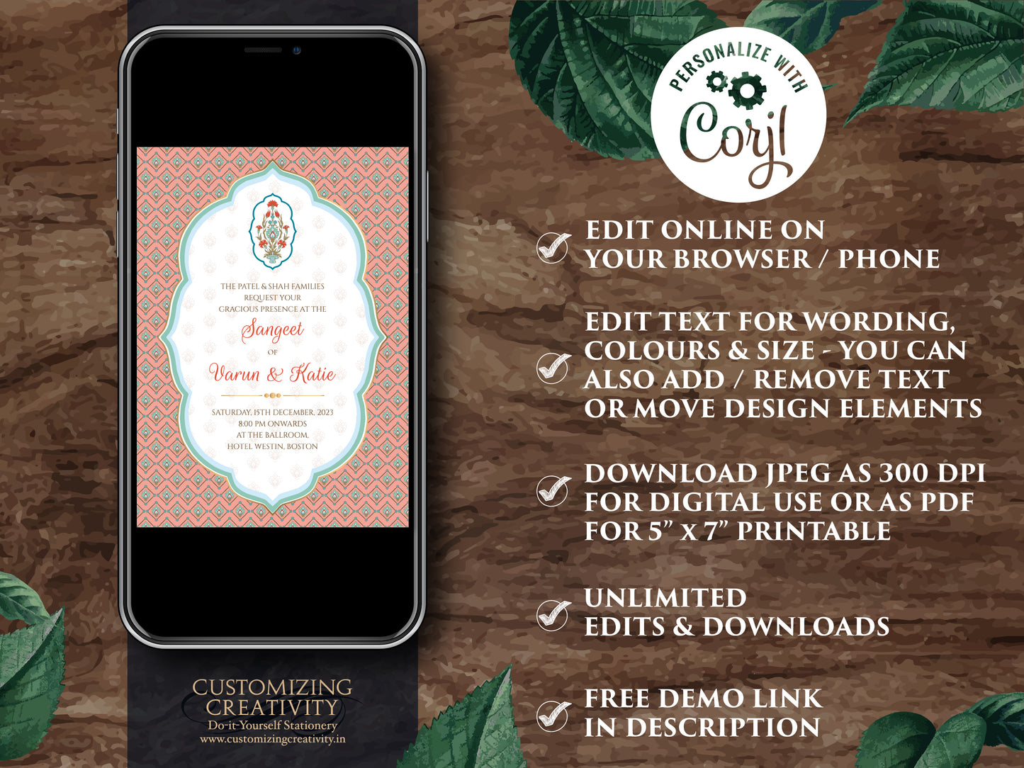 Indian wedding invitation & Wedding invites Indian, Hindu invitation Indian wedding card, Hindu Wedding Invitations as Indian Wedding invite