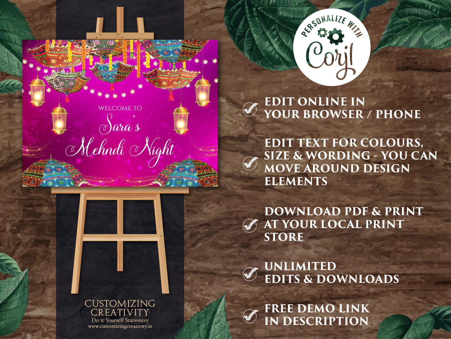 Mehendi welcome sign Mehndi decor, Mehndi Welcome Sign decor & Mendhi Sign, Mehndi signs as Mendhi welcome sign, Mendhi poster Mendhi decor