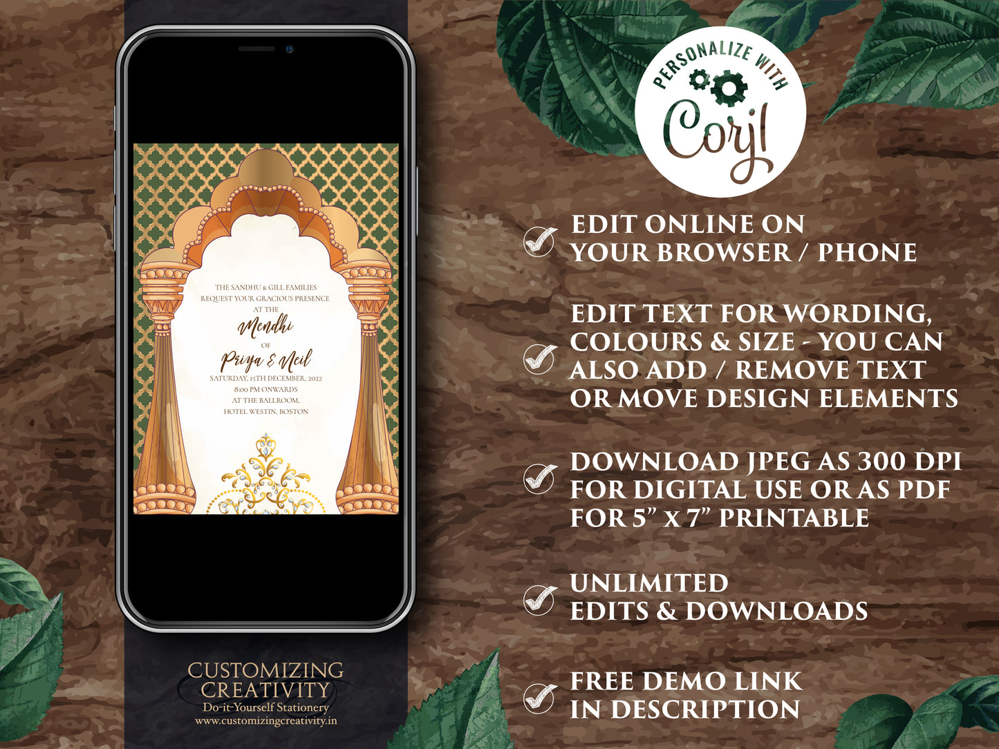 Peacock Invitations as Wedding cards Indian, Hindu Wedding invites Peacock & Hindu invitation electronic Indian digital wedding card Peacock