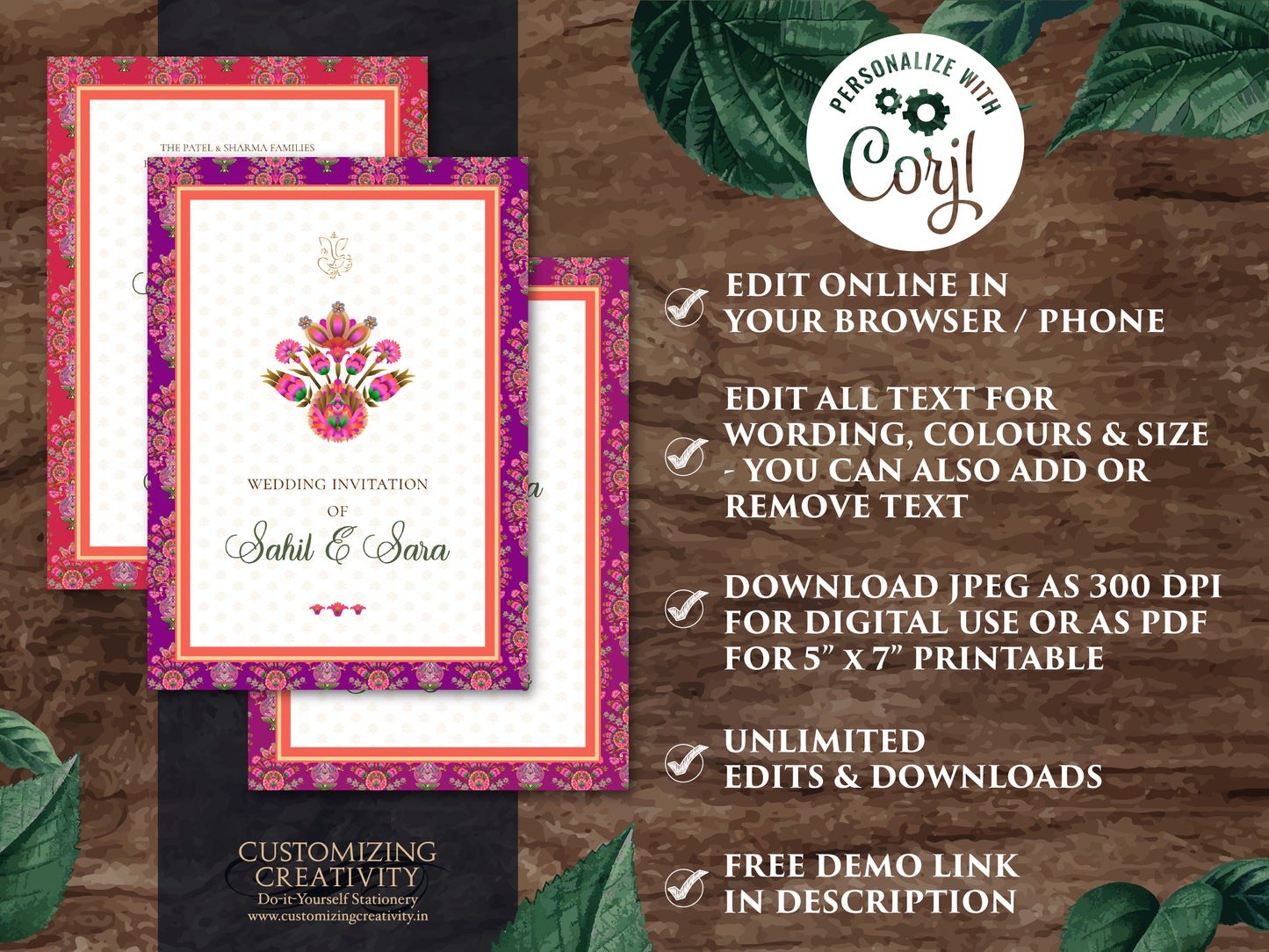 Indian wedding cards Indian wedding invitations, Hindu Wedding invites as Hindu Wedding cards, Hindu invitation & Hindu Wedding Invitation