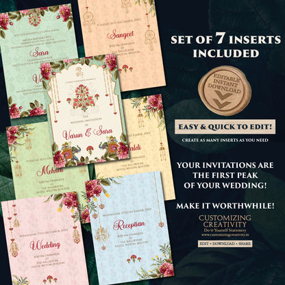 Indian wedding invitations Digital Gujarati Kankotri, Digital Hindu Wedding invitation & Indian Wedding invite, Hindu wedding invite digital