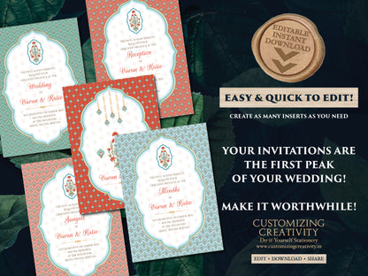 Indian wedding invitation & Wedding invites Indian, Hindu invitation Indian wedding card, Hindu Wedding Invitations as Indian Wedding invite