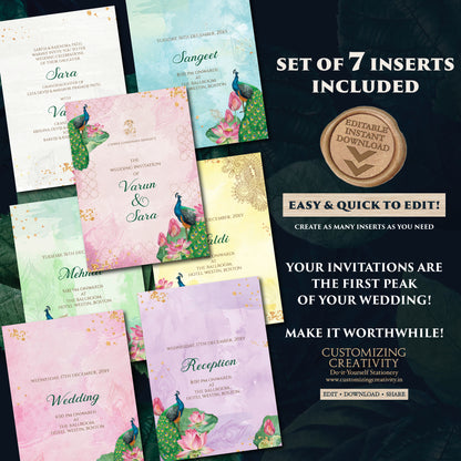 Indian Wedding invitation Digital Hindu Wedding card, Indian wedding invite Gujarati Kankotri & Hindu invitation as Hindu wedding invite