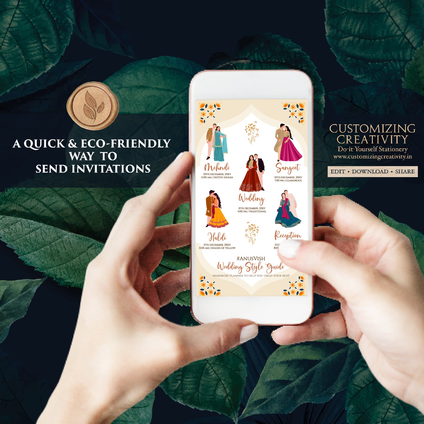 Indian wedding itinerary Digital Indian wedding Timeline, Hindu Wedding Wardrobe Planner & Indian Wedding Program, Hindu Wedding Program