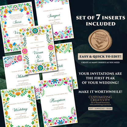Indian wedding invite Gujarati Kankotri, Digital Hindu Wedding card & Indian Wedding invitation, Hindu invitation as Hindu wedding invite