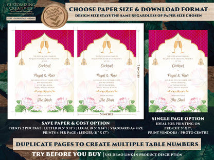Indian invite template & Indian invitations Hindu Wedding card Indian, Indian Wedding Digital Invite as Indian Wedding invitation card Hindu